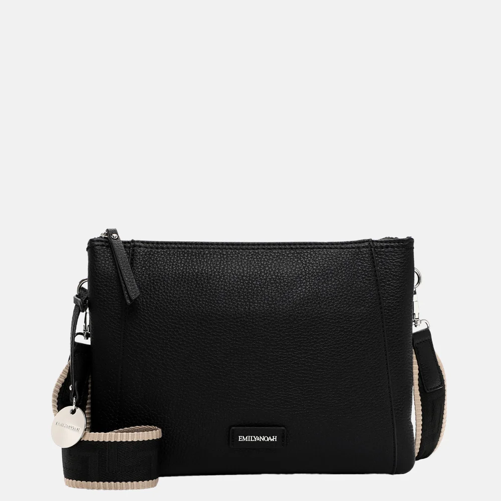 EMILY & NOAH Enna crossbody tas L black